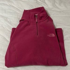 North face fleece quarter zip